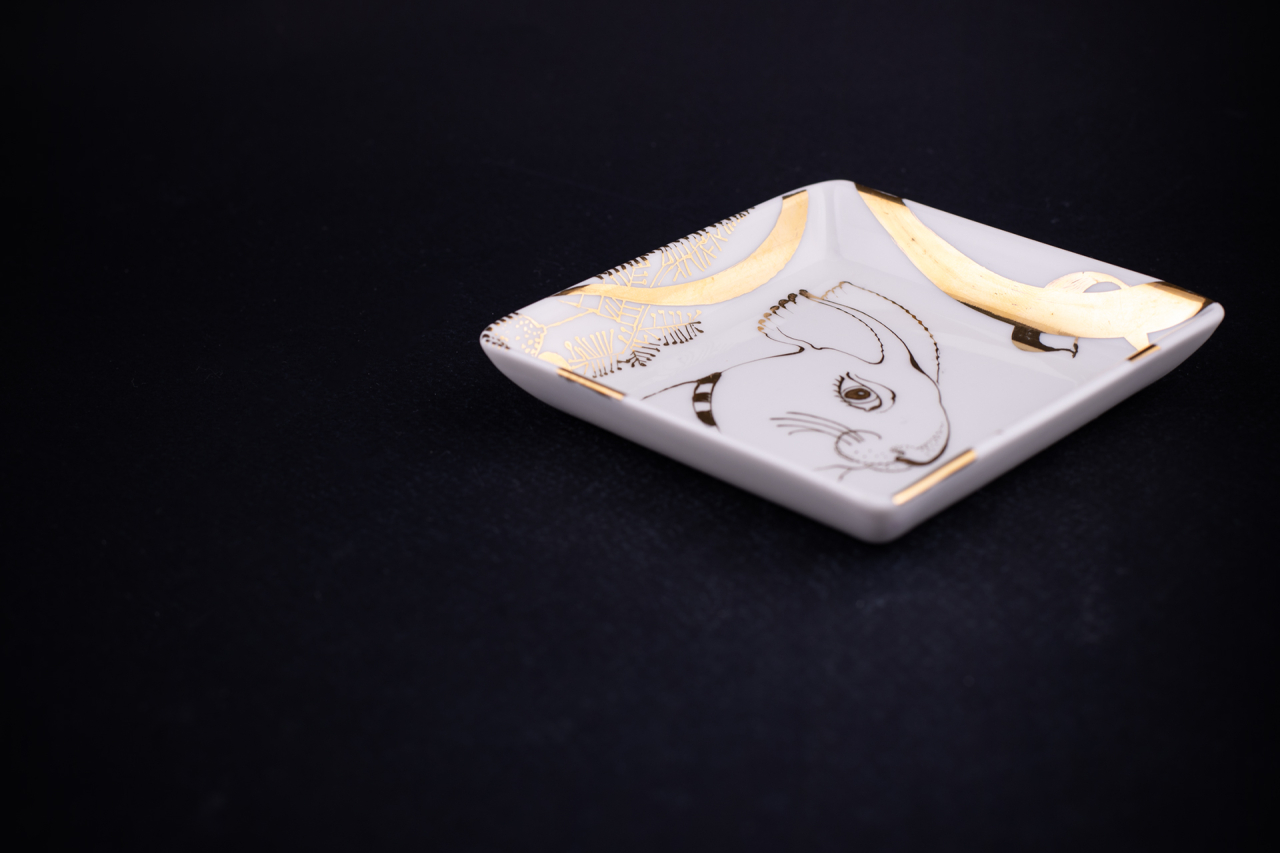 Подставка для мелочи, рисунок Новый год, форма Европейская, арт 60.03917.00.1, 