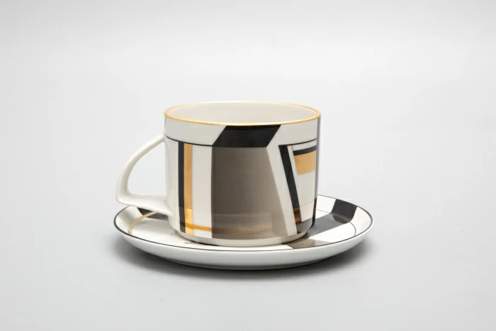 Чашка с блюдцем чайная форма Баланс рисунок Проект 1 арт. 81.28761.00.1, 