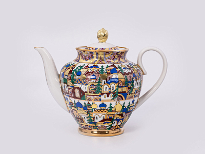 Сервиз чайный, форма Весенняя, рисунок Русская фантазия, арт. 81.20886.00.1