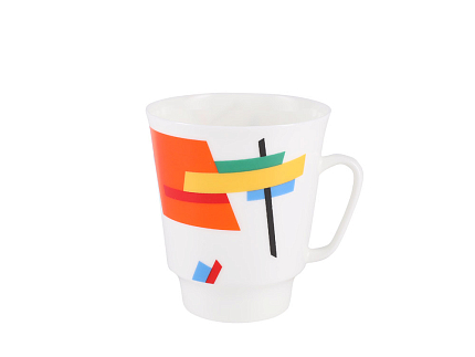 Чашка с блюдцем 165 мл форма Майская рисунок Движение 5 , арт. 81.27334.00.1