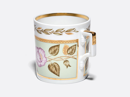 Чашка с блюдцем чайная 220 мл форма Гербовая рисунок Нефритовый фон 1 арт. 81.20825.00.1