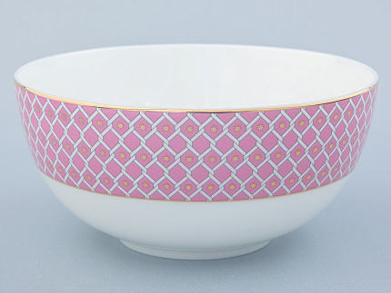 Салатник 195 мм, форма Восточная рисунок Астра 2 арт  80.46800.00.1