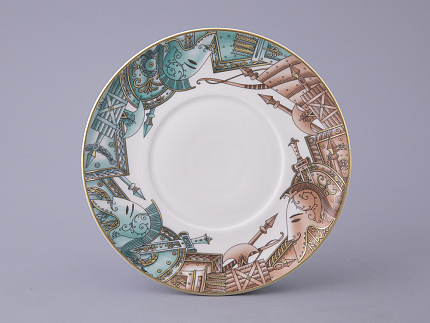 Чашка с блюдцем в подарочной упаковке, форма Охотничий, рисунок Триумф Штандарт Победы, арт. 81.32468.00.1