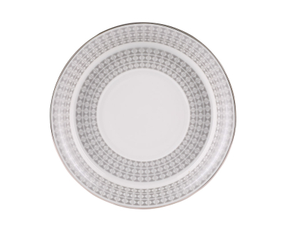 Чашка с блюдцем чайная форма Гербовая рисунок Зазеркалье. Полосы ( мет.), арт. 81.27712.00.1, 