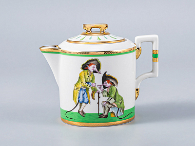 Сервиз чайный Гербовая Крысята-воришки, 6 персон 15 предметов, арт. 81.16925.00.1