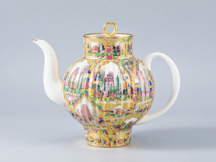 Чайник, форма Волна, рисунок Весенние пейзажи, арт 80.00427.00.1, 