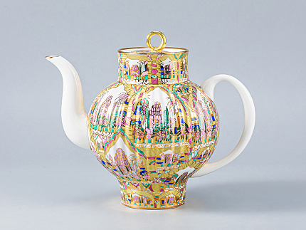 Чайник, форма Волна, рисунок Весенние пейзажи, арт 80.00427.00.1