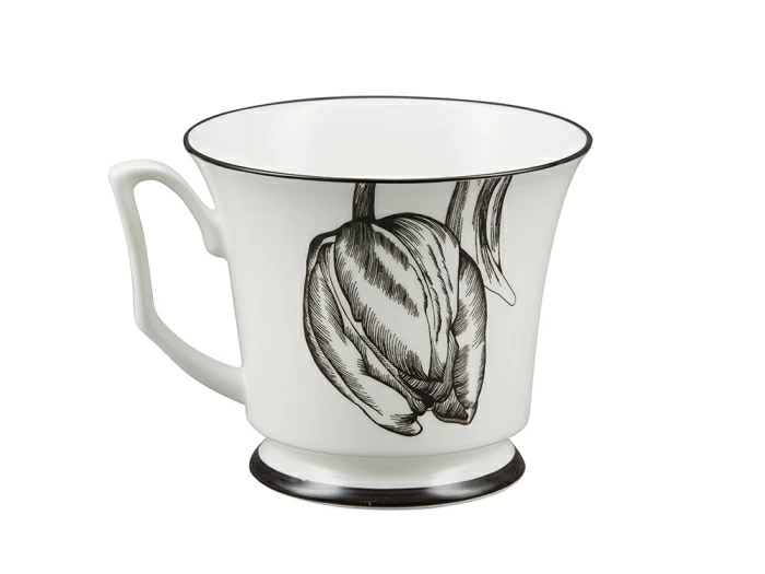 Подарочный набор чашка с блюдцем, форма Юлия рисунок Сысоев Волшебный сад I арт. 81.30912.00.1, 