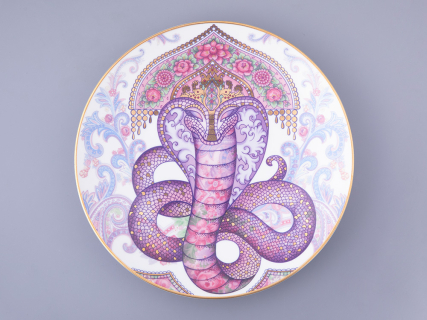 Тарелка декоративная 195 мм в Подарочной упаковке, форма Эллипс, рисунок Царевна, арт. 81.32675.00.1, 