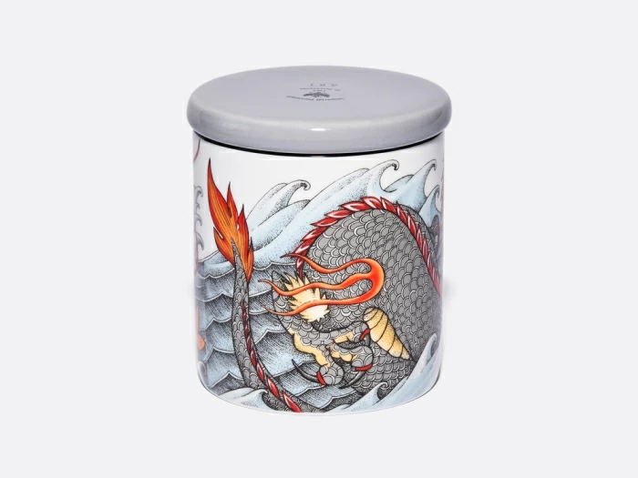 Подарочный набор Свеча рисунок Tattoo Dragon (Татуировка Дракон) аромат Аква арт. 81.31628.00.1, 