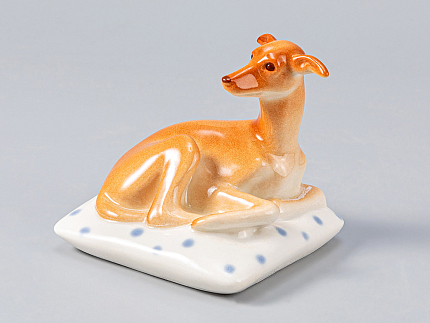 Скульптура Левретка на подушке Мимми арт. 82.81319.00.1