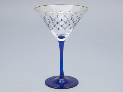 Набор (4 бокала для мартини) 150 мл Кобальтовая сетка арт. 14.11002.07, 
