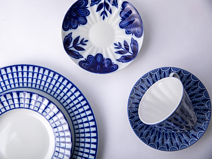 Тарелка мелкая 270 мм форма Европейская - 2 рисунок Классик, арт. 80.99802.00.1