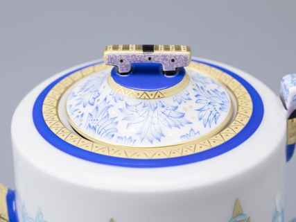 Чайник заварочный, форма Гербовая, рисунок Зимние забавы арт. 80.07795.00.1, 