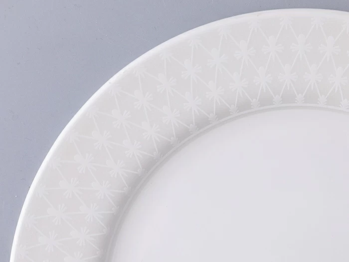 Тарелка плоская 200 мм, форма Стандартная - 2, рисунок Жемчужная сетка, арт. 80.03012.00.1, 