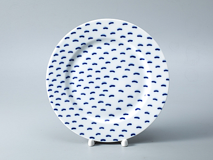 Тарелка мелкая 215 форма Европейская - 2 рисунок Реки России. Енисей, арт. 80.35358.00.1