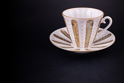 Чашка с блюдцем Дюймовочка, форма Лучистая, арт 70.02740.00.1