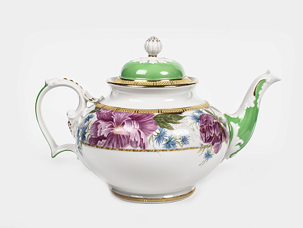 Сервиз чайный на 6 персон 14 предметов, форма Александр III рисунок Дыхание лета, арт. 61.21074.00.5