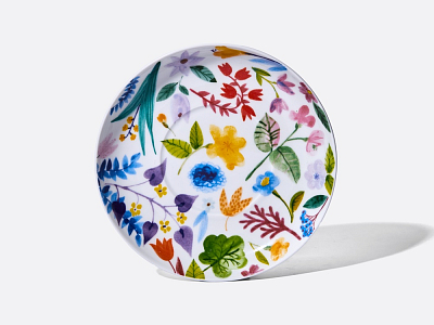 Бокал с блюдцем форма Ленинградский рисунок Primavera (Примавера), арт. 81.34502.00.1
