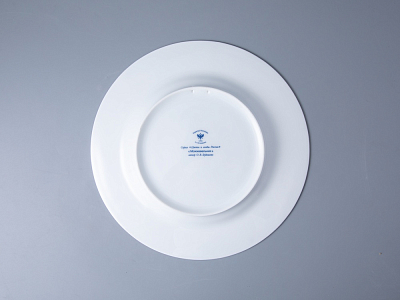 Тарелка декоративная 270 мм в подарочной упаковке форма Европейская рисунок Можжевельник ароматный, арт. 81.33952.00.1