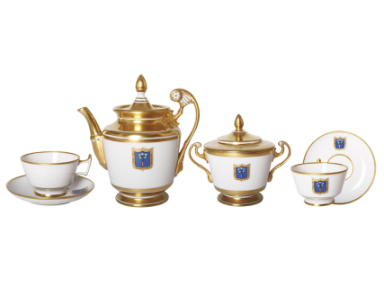 Сервиз чайный Александрия Коттеджный, 6 персон 15 предметов, арт. 81.14862.01.1, 