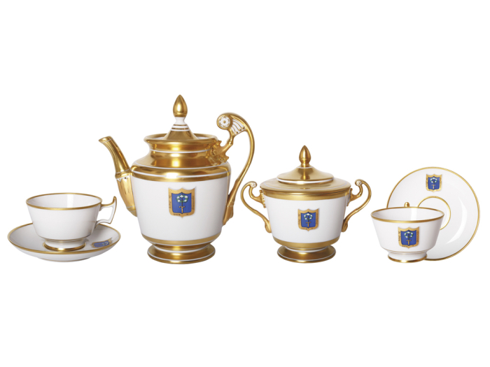 Сервиз чайный Александрия Коттеджный, 6 персон 15 предметов, арт. 81.14862.01.1, 