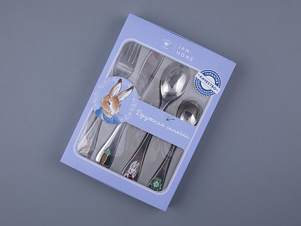 Подарочный набор Столовые приборы Дружная семейка, арт 14.12016.01