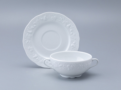 Чашка с блюдцем для бульона, форма California, арт 96.11248.00.1