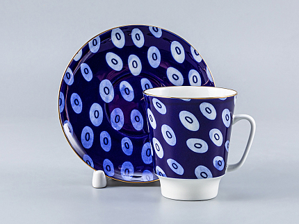 Чашка с блюдцем 165 мл форма Майская рисунок Gentle, арт. 81.27362.00.1