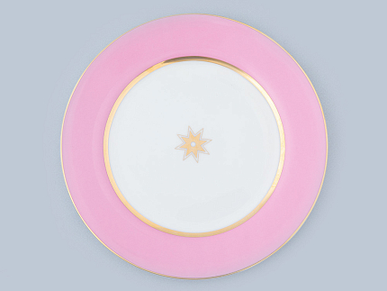 Тарелка плоская 200 мм форма Стандартная 2 рисунок Астра 1 арт 80.46798.00.1