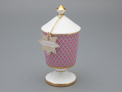 Подарочный набор Свеча ароматическая Идиллия Астра 2 аромат Ванильное небо, арт 81.33303.00.1, 