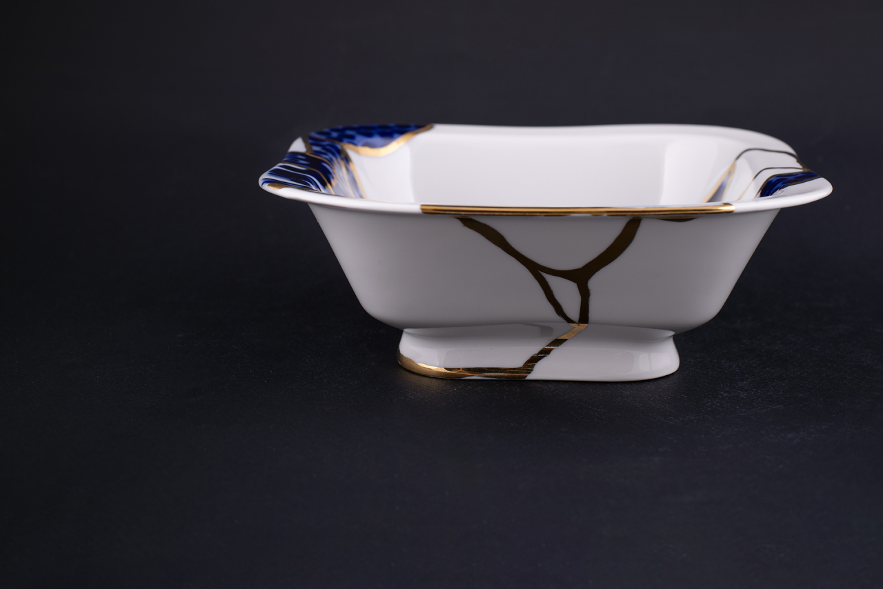 Салатник 700 мл рисунок Байкал, на форме Молодежная арт 60.14037.00.1, 