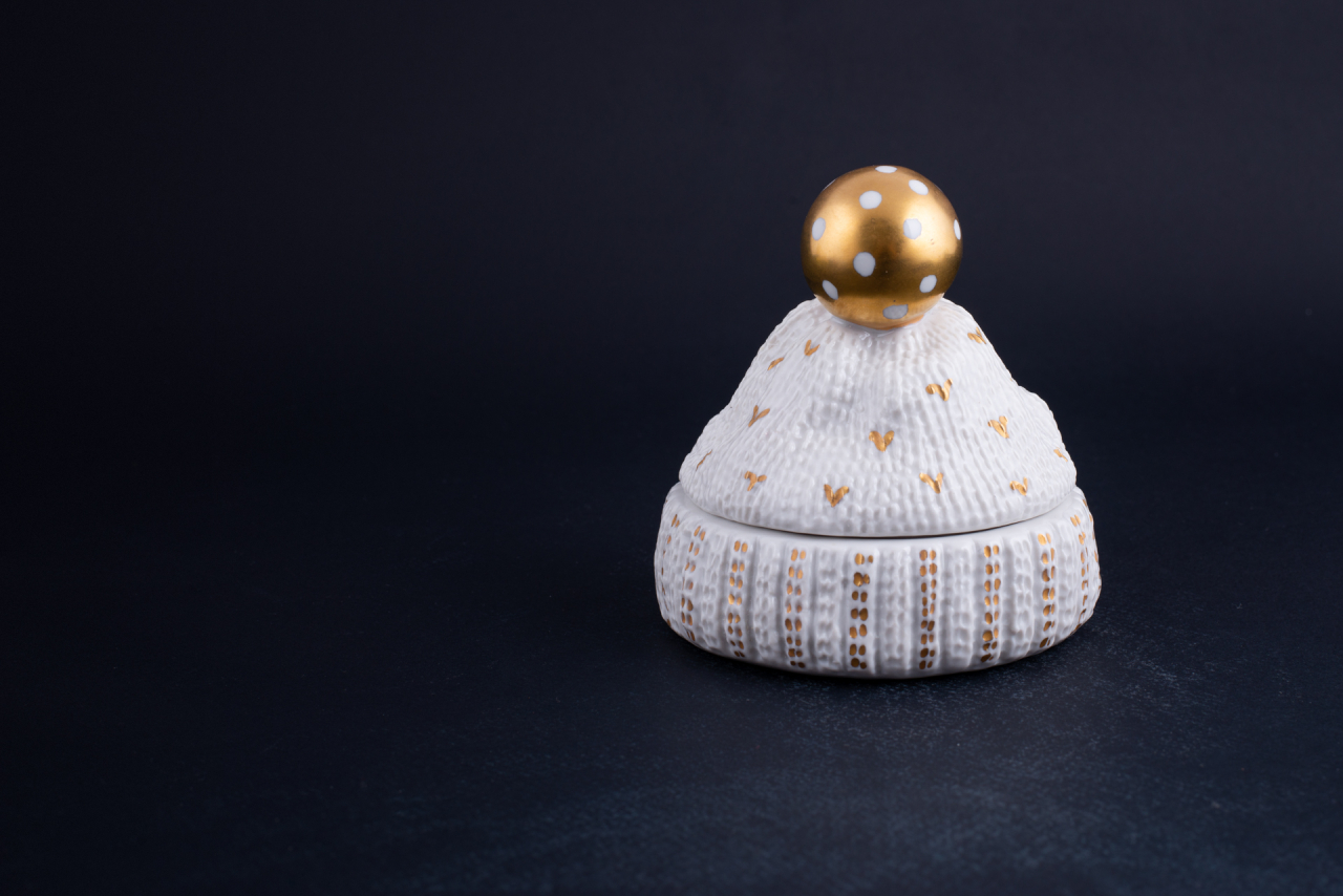 Шкатулка Детская шапочка, рисунок Золотой Помпон, арт 60.14116.00.1, 