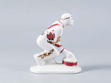 Скульптура форма Кёрлингистка рисунок Керлингистка арт. 82.78251.00.1, 