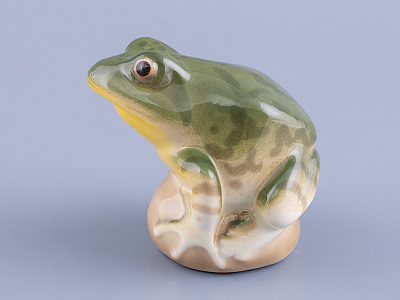 Скульптура Лягушка прудовая зеленая арт. 82.63683.00.1
