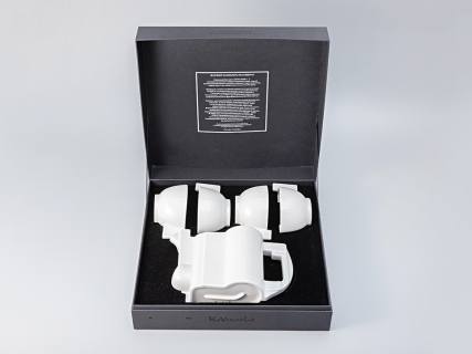 Пятипредметный чайный комплект Малевича Белый арт. 81.15759.00.1, 