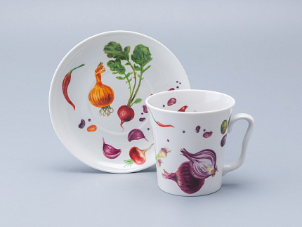 Бокал с блюдцем форма Ленинградский рисунок Мамина дача, арт. 81.34398.00.1