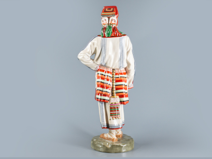 Скульптура Народности России Мордовка племени мокша арт. 82.66477.00.1, 