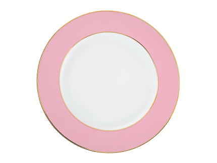 Тарелка мелкая 215 мм форма Европейская - 2 рисунок Морозная сказка (роз.), арт. 80.96945.00.1