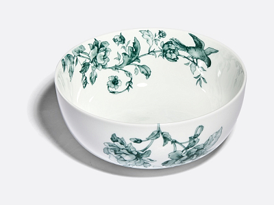 Салатник 160 мм форма Восточная Рисунок Monplaisir Green (Монплезир Грин), арт. 80.48344.00.1