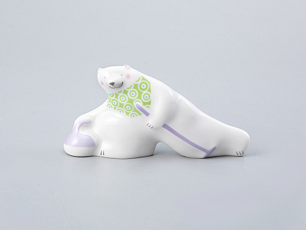 Скульптура форма Медведь-керлингист рисунок Медведь-керлингист арт. 82.78216.00.1