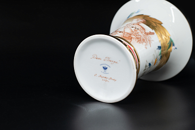 Ваза форма Ампирная рисунок День победы арт. 60.08848.00.1