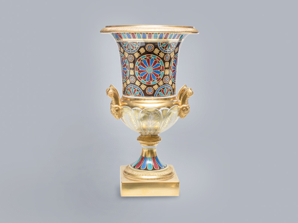 Ваза форма Кратерная, Готические розы арт. 80.40151.00.1, 