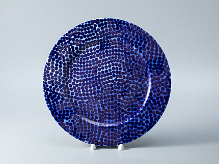 Тарелка мелкая 270 мм форма Европейская-2 рисунок Реки России. Обь арт. 80.35363.00.1