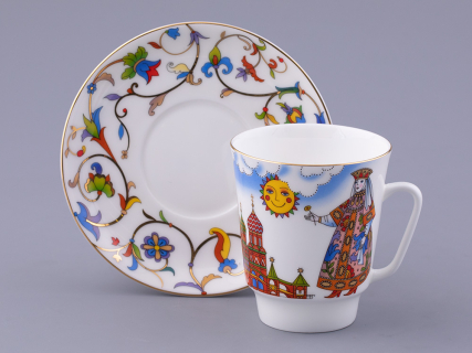 Чашка с блюдцем форма Майская рисунок Московский Собор, арт. 81.32623.00.1, 