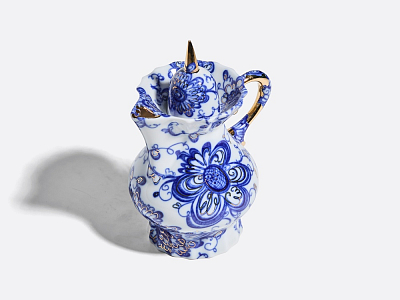 Сливочник 400 мл.,  форма Шатровая, рисунок Поющий сад арт. 80.00648.00.1