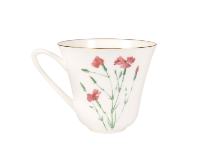 Чашка с блюдцем чайная форма Сад рисунок Гвоздика арт. 81.26756.00.1, 