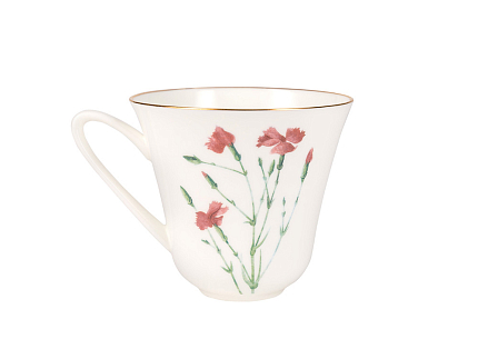 Чашка с блюдцем чайная форма Сад рисунок Гвоздика арт. 81.26756.00.1
