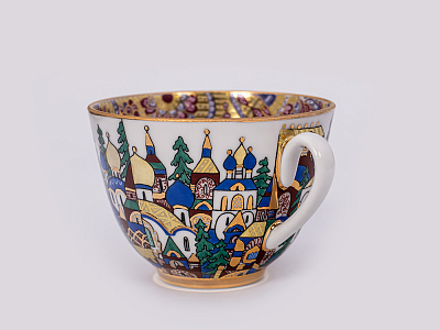 Сервиз чайный, форма Весенняя, рисунок Русская фантазия, арт. 81.20886.00.1