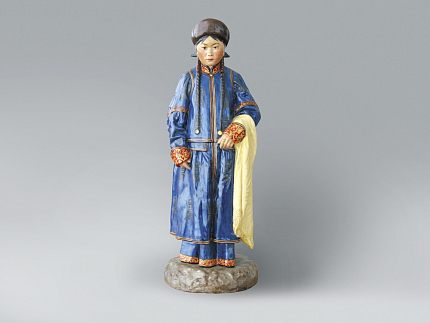 Скульптура Народности России Бурятская женщина арт. 82.69844.00.1